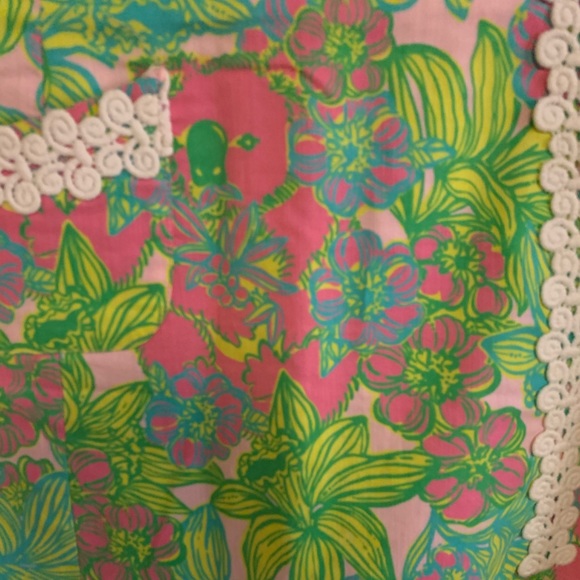 EUC RARE Lilly Pulitzer Big Squeeze Roslyn Skirt 8 - Picture 4 of 4